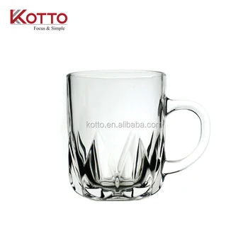 Milk Gl Coffee Mugs Drinker 200ml Clear Carving Gl Coffee Mug Tea Water Juice Milk Cups With Handle
