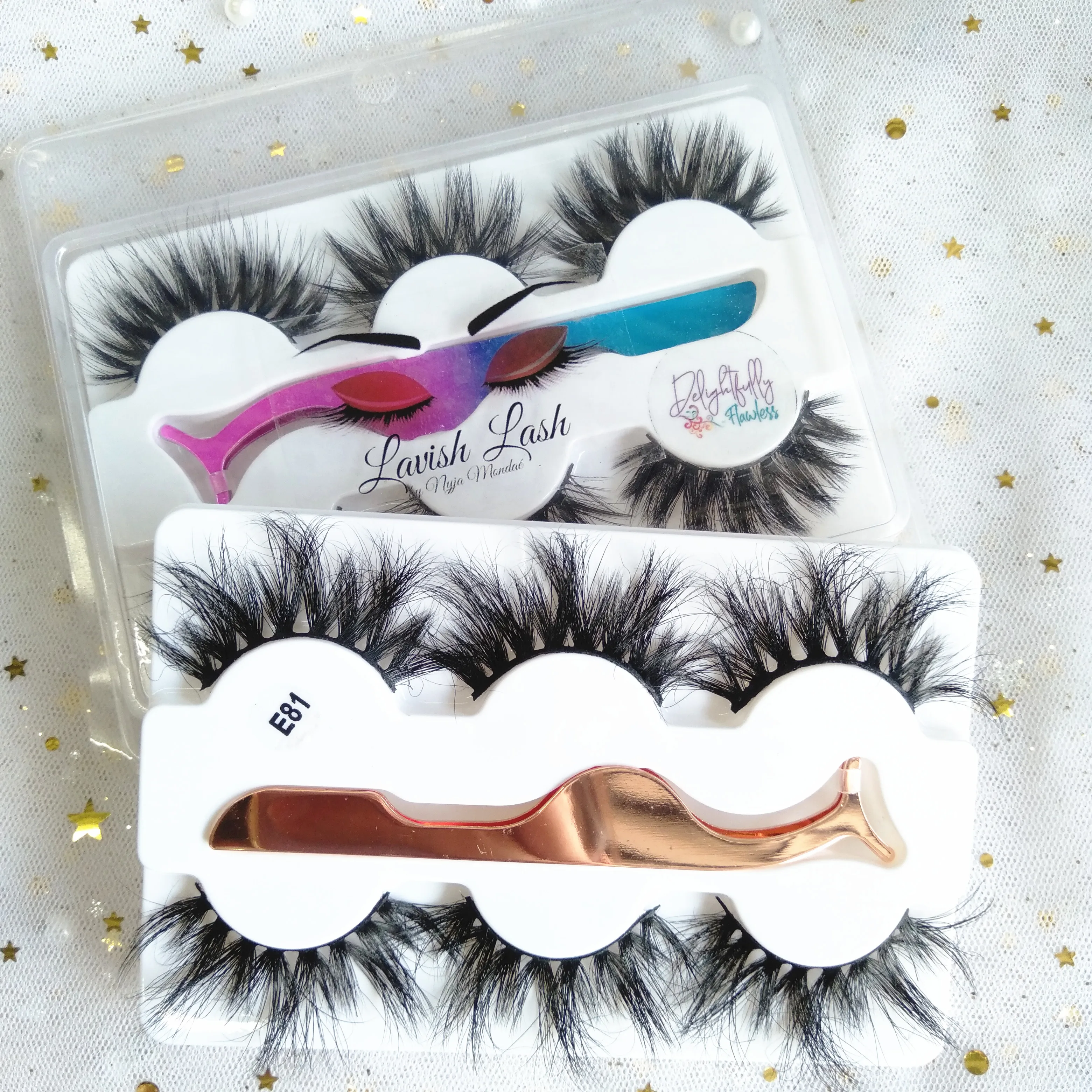 

One dollar eyelashes mink and synthetic lashes vendor sale the glue lashes and lash applicator custom boxes, Natural black