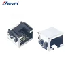 JINDA 1x1 Shielded Integrated RJ 45 Female Jack Connector RJ45
