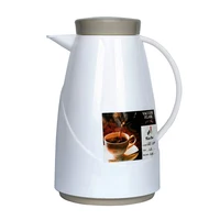 

white plastic coffee thermos vaccum flask bottle