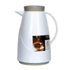 white plastic coffee thermos vaccum flask bottle