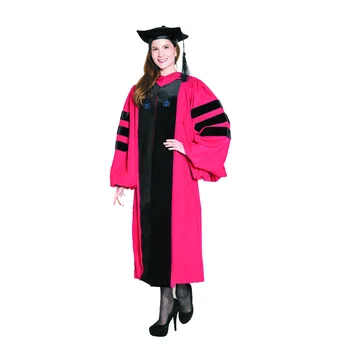 Wholesale Hot Sale Red Doctoral Caps And Gowns - Buy Doctoral Cap And ...