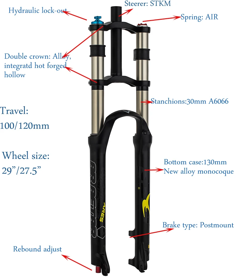 Buy Titanium Mtb Fork,Mountain Bike 