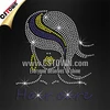 Hair care fashion lady custom rhinestone iron-ons transfer pattern