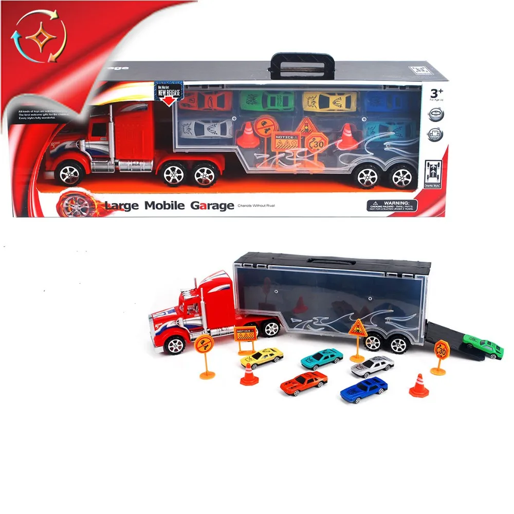 metal car carrier toy truck