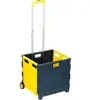Heavy Duty Foldable Extra Large Folding Supermarket Grocery Shopping Boot Cart