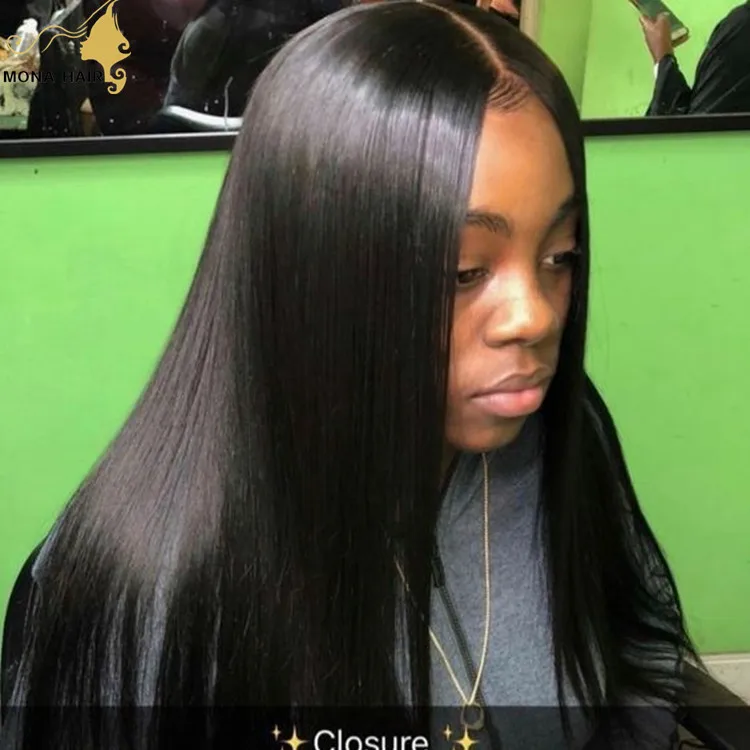 

10 12 14 16 18 20 22 24 26 28 30 Inch Brazilian Hair Straight Closure Sew In