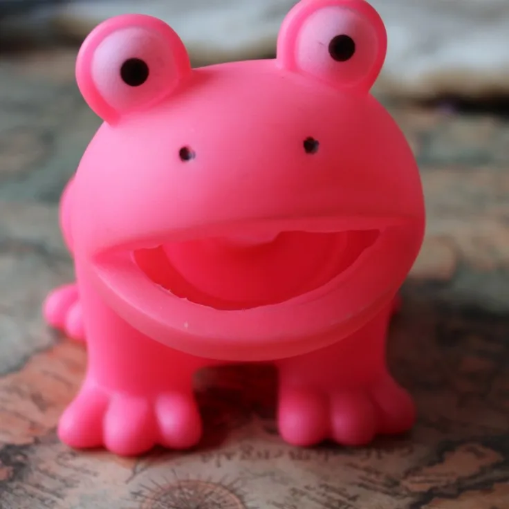 Squeaky Rubber Green Frog Dog Toy Chew Toys Pet Supplies Toys Buy