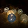 10LT Battery Operated LED Cotton Ball String Light Glitter Color for Christmas Wedding Decoration