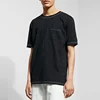 2018 Fashion Side Strings Bulk Blank Custom T-shirt With Chest Pocket