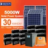 Solar power system home 5kw , solar panel system home, solar power generation system