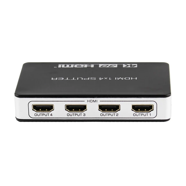 

Best selling 4K 4 port HDMI Splitter with high quality, Black