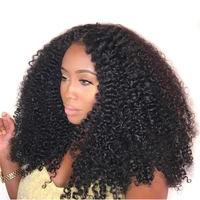 

Cuticle Aligned Indian Hair Lace Wig Human Hair Bob Wigs 13X4Lace Afro Kinky Curly 180density Lace Front Wig Pre-Plucked