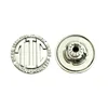 2019 Antioxidant design zinc alloy custom brand logo raised silver metal jeans button with cheap price