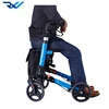 Folding innovative drive medical 4 wheels rollator walker with seat