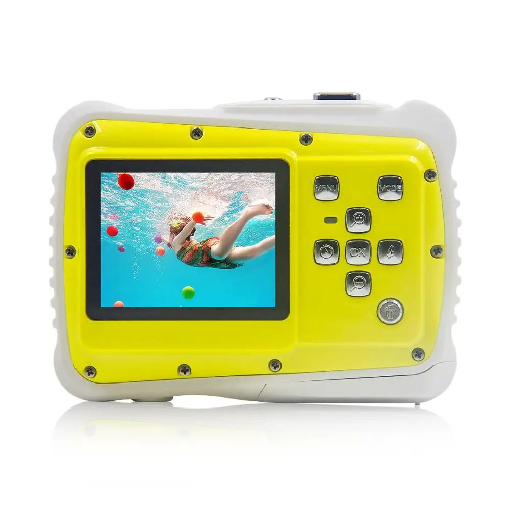Ailiailikids Camera Gift Waterproof Camcorders With 2 Inch Lcd 4x