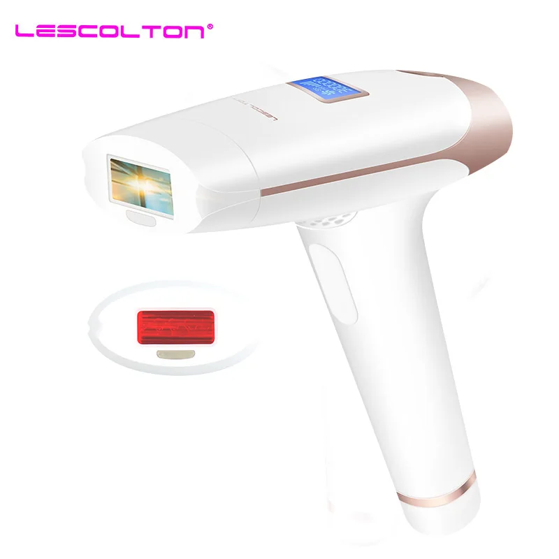 

Depiladora Laser Permanent Hair Removal, Personal Use Epilator IPL Machine for Full Body, Red