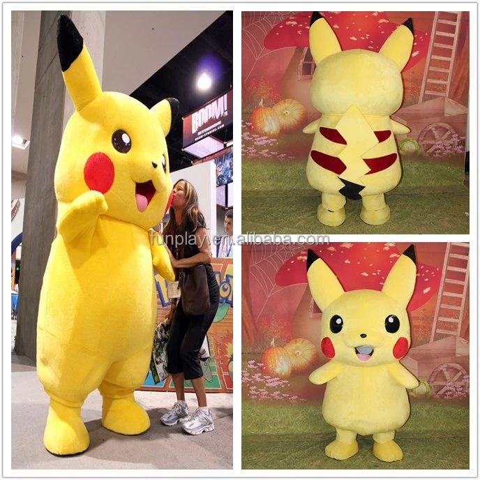 BIGGYMONKEY™ mascot costume of Pikachu, the cute Sizes L (175-180CM)