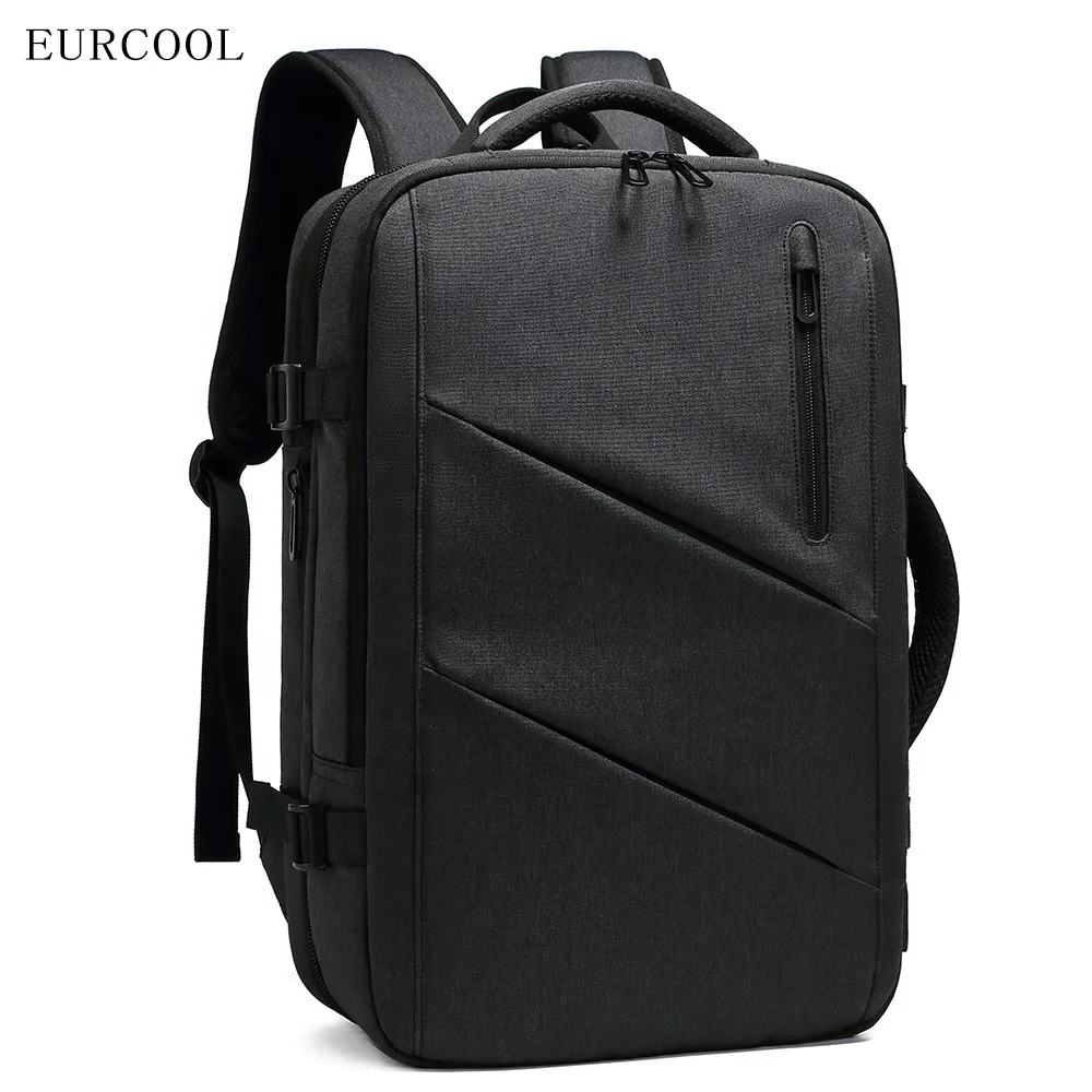 

Eurcool Business Oxford Man Expansive Large Capacity Trolley Laptop Outdoor Stylish Backpack With USB