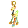 color baby plush animal toy cute baby giraffe toy happy monkey plush stuffed toy