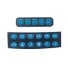 Membrane Keypad Graghic Overlay with High Quality Flat Button Used in Electronic Components & Suppliers