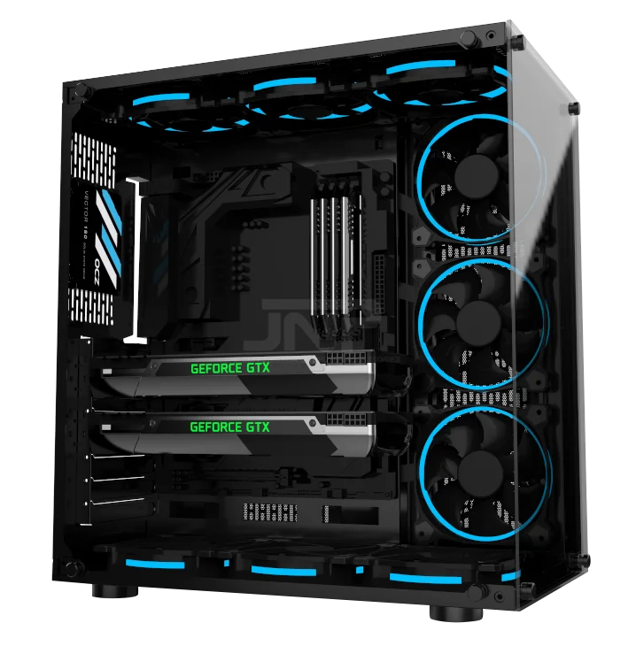 Oem Eatx Full Tower Tempered Glass Side Window Panel Computer Gaming