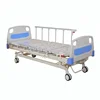 A-50 Central control castors Double-function Manual Hospital Bed with ABS Bed Head