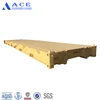 Heavy Duty Steel or Wood Floor Bolster 40ft Platform Container for Sale