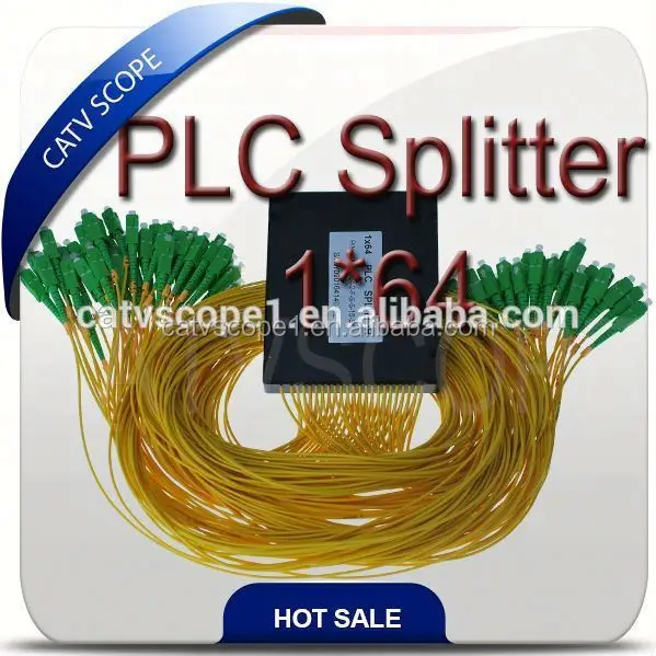 1*64 PLC Splitter /Optical Coupler/Fiber optical 1310/1550nm optical splitter
