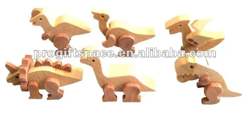 wooden dinosaur toys