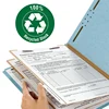 A4 l Shape 2 Hole Ring Binder Pressboard Classification File Folder