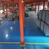 Modern light steel structure prefab mineral water processing plant warehouse in Ethiopia