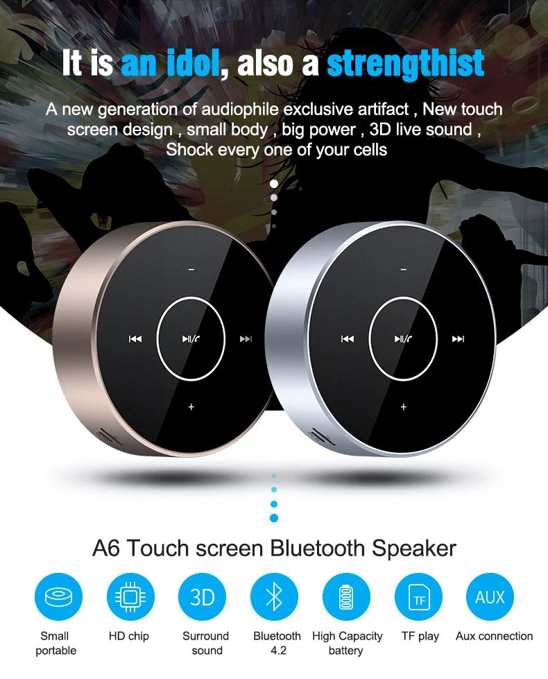 a6 mini bluetooth speaker