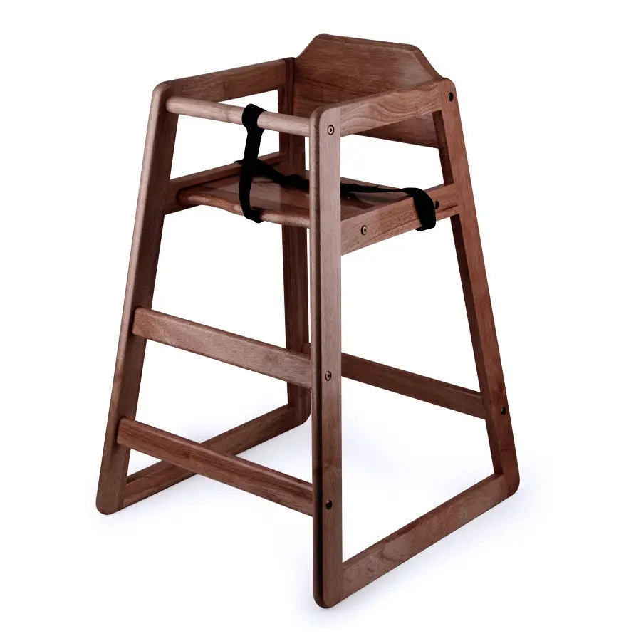 wooden feeding chair