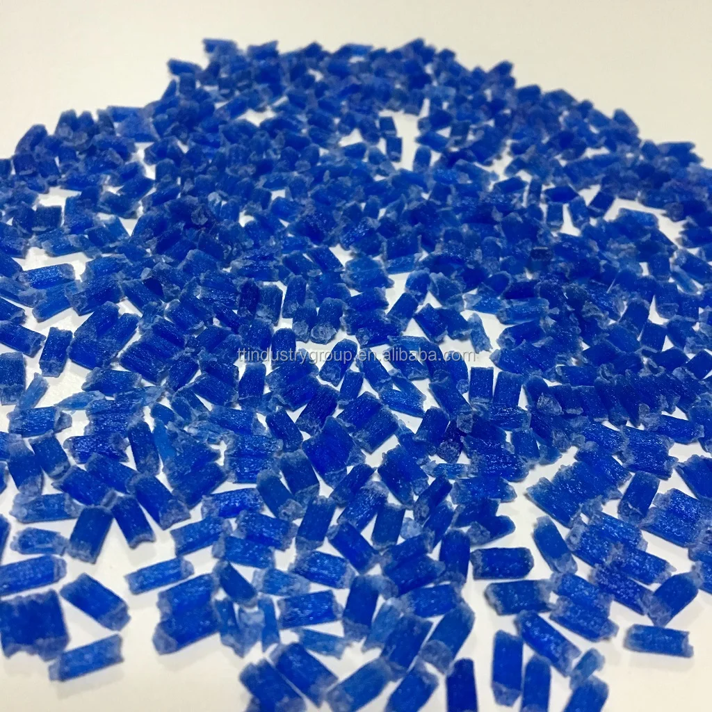 China factory direct sale!!! Engineering modified plastic AS (SAN)+30%GF Blue for Tubular fan