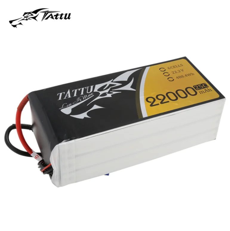 Tattu 22.2v 25c 6s 22000mah Lipo Battery Rechargeable Battery ...