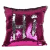 Double Color Sequins Throw Pillow Case Cushion Cover for Home Car Sofa Decorations