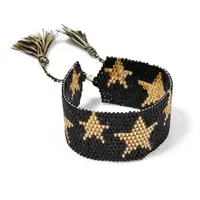 

Star pattern seed beads bracelet adjustable bracelet wholesale handmade miyuki beads bracelet jewelry
