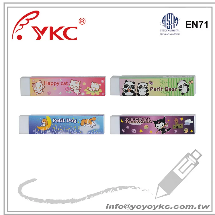 
E2060S Eraser long body cute eraser 