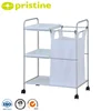 Metal Steel Shelf Rack 3 Tier Chrome laundry hamper