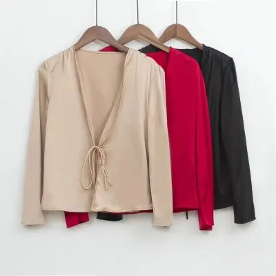 

Hot sales Ice silk Knitted halter top women clothes, As photos