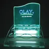 Pop clear LED acrylic cosmetic display counter