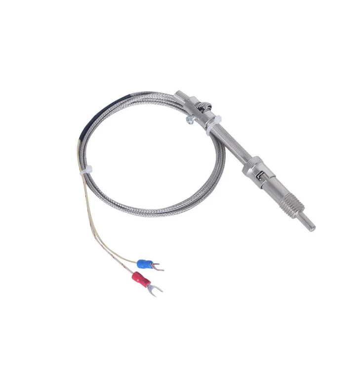 Factory Price Wholesale China Manufacturer K/J/N Type  Spring Thermocouple with Metal Shielding Wire