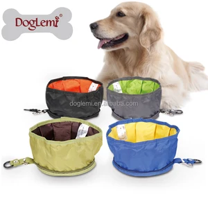 Image of Portable Dog Bowl DogLemi Collapsible Dog Bowl Travel Dog Bowl New Pet Products 2015