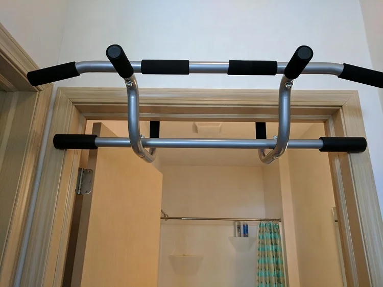 
Wellshow Sport 3 In 1 Doorway Pull Up Bar Door Doorway Chin Up Bar With Dip Bar Dip Stands Sling Trainer OEM 