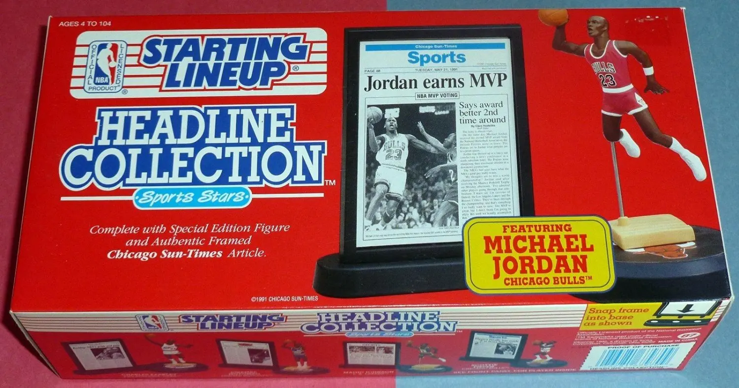 starting lineup sports superstar collectibles michael jordan