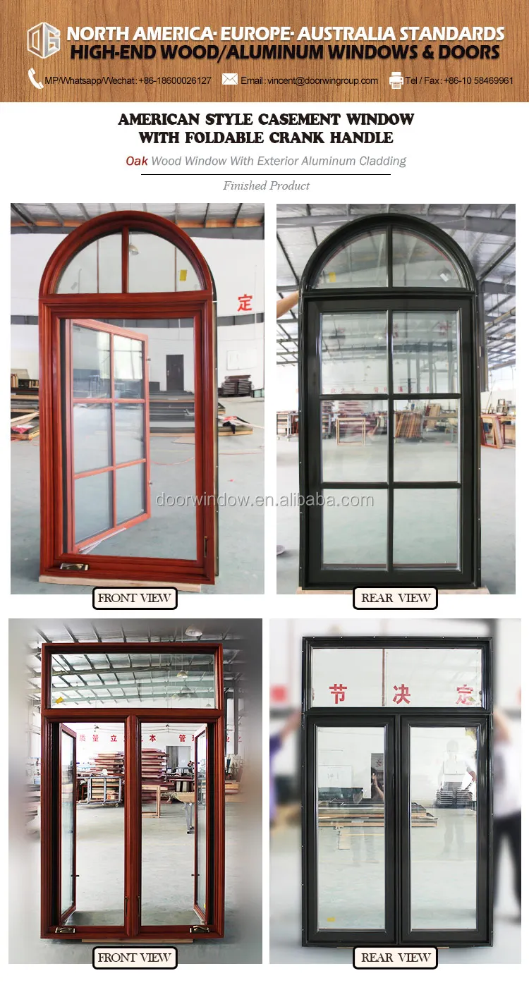 Washington commercial 3x4 french casement window aluminium frame glass windows