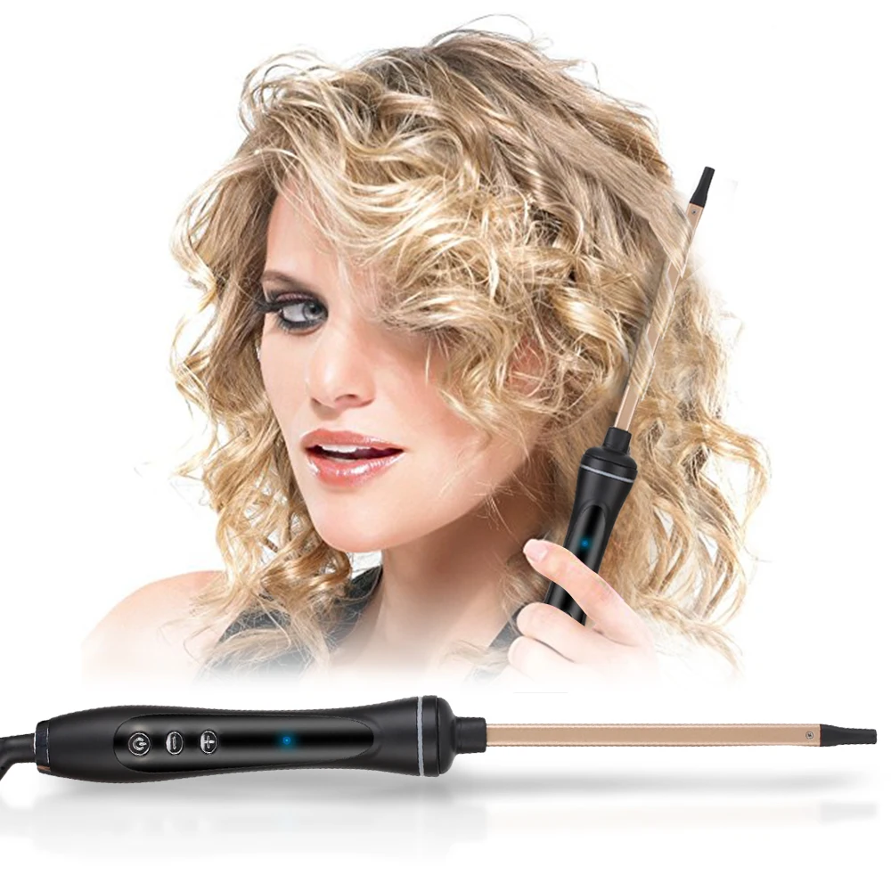 Thin Hot Rod Barrel Chopstick Styler Curling Wand Iron Ceramic