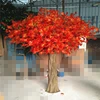 Artificial Autumn fiberglass landscape plants artificial red japanese maple tree for outdoor