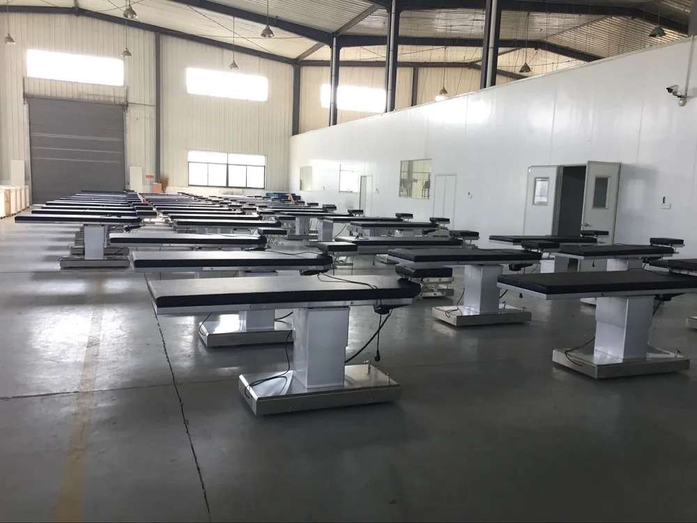 Electric surgery table for rectal and kidney urological operation